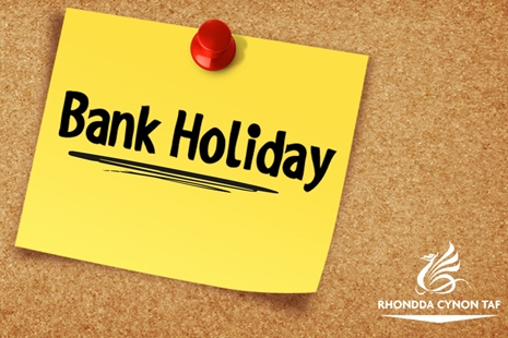 Council service information for the bank holiday weekend