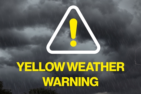 Met Office issues FIFTH weather warning in two weeks