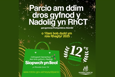 Bydd modd parcio AM DDIM unwaith eto fis Rhagfyr eleni
