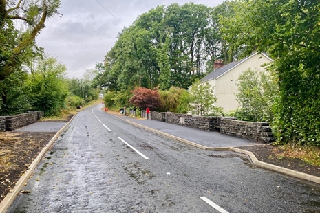 Road reopens near Llwydcoed as bridge repair scheme is completed