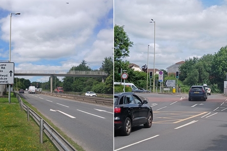 Essential replacement of street lighting on key A473 commuter route