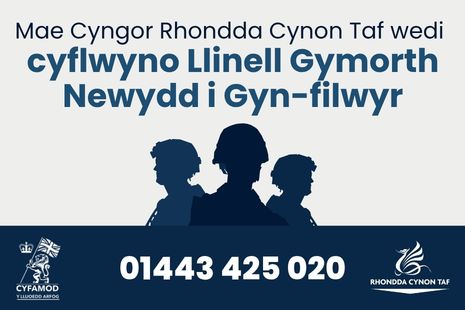 Mae'r Cyngor yn Cyflwyno Llinell Gymorth Newydd i Gyn-filwyr