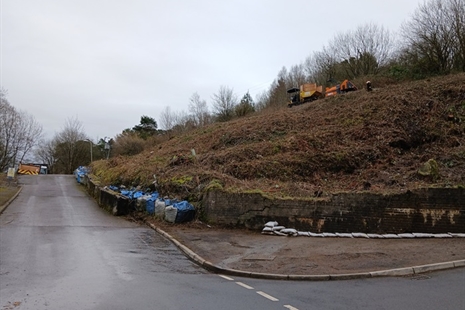 Significant works scheme at coal tip site in Dinas ready to begin