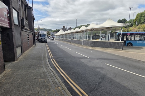 Demolition phase for police station and car park sites in Pontypridd