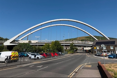 Important investment scheme for key bridge carrying main road at Porth