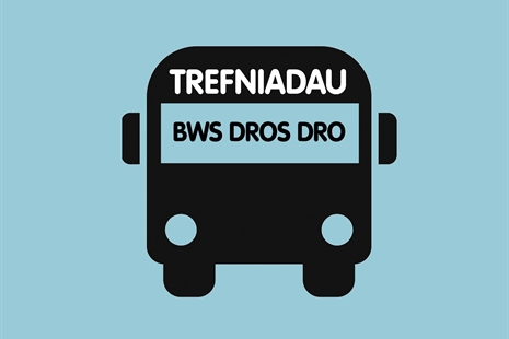 Trefniadau bws ar gyfer gwaith prif bibell nwy sydd ar y gweill yn Aberdâr