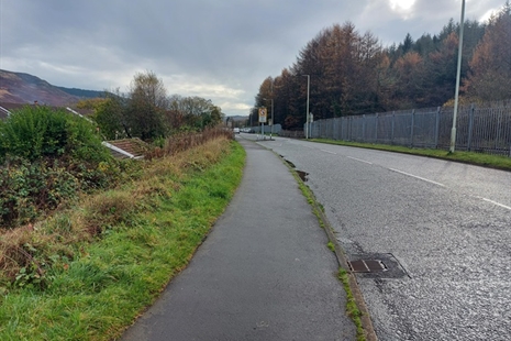 Active travel investment proposals between Treherbert and Treorchy