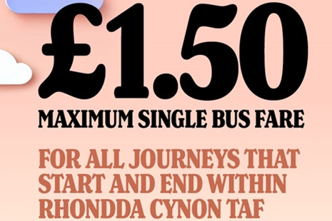 Bus journeys in Rhondda Cynon Taf to be cheaper over Easter holiday
