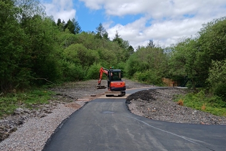 Diweddariad ynghylch adeiladu rhan olaf Llwybr Teithio Llesol Cwm Rhondda Fach