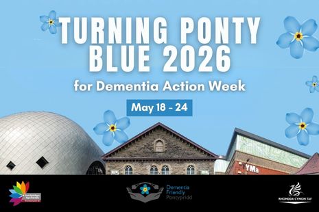 Turning Ponty Blue for Dementia Action Week 2026