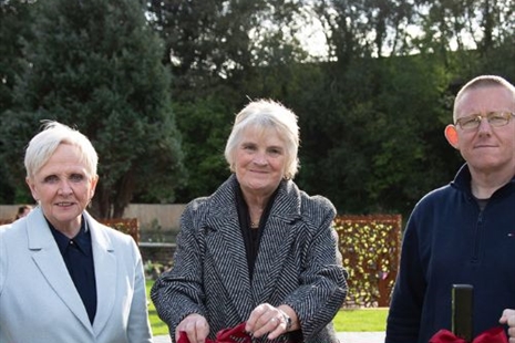 Seren Fach Memorial Garden opens at Glyntaff Crematorium.