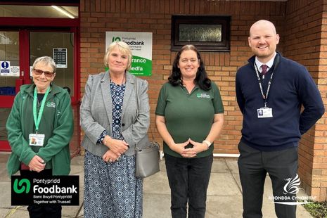 Pontypridd Foodbank Reveals Building Renovation with Support from RCT Together
