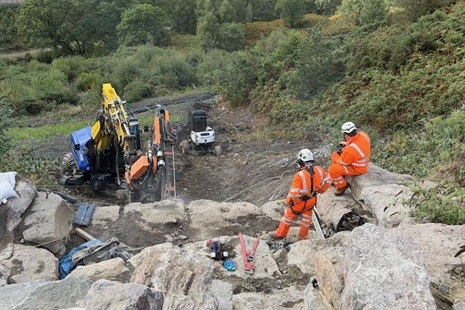 Important progress with drainage works at Tylorstown Landslip site