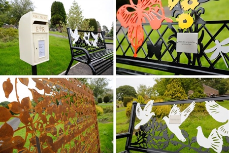Council marks official opening of Treorchy Remembrance Area