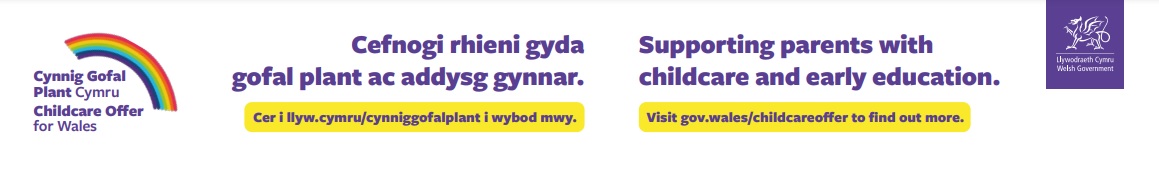 Childcare offer wales footer