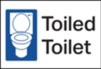 Toilet sticker