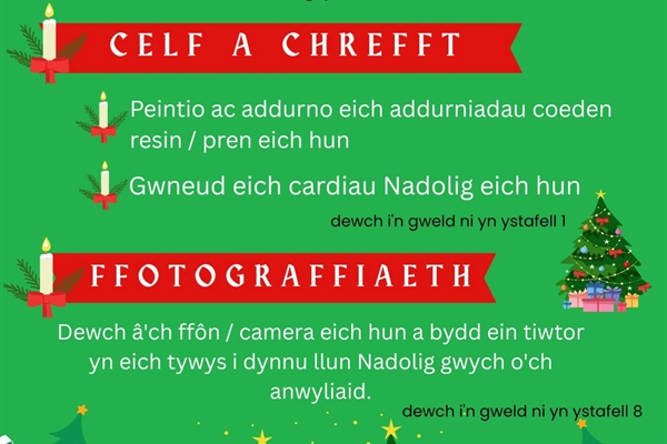 Ffair Grefftau Nadolig