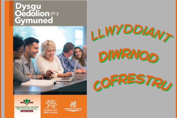 Llwyddiant y Diwrnod Cofrestru