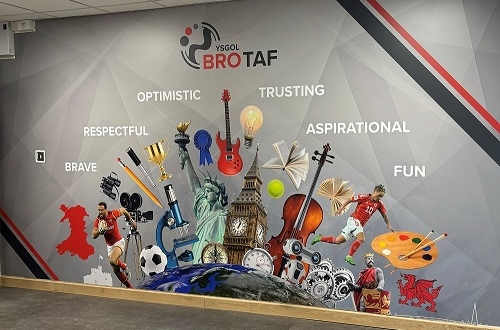 Ysgol Bro Taf - wall art
