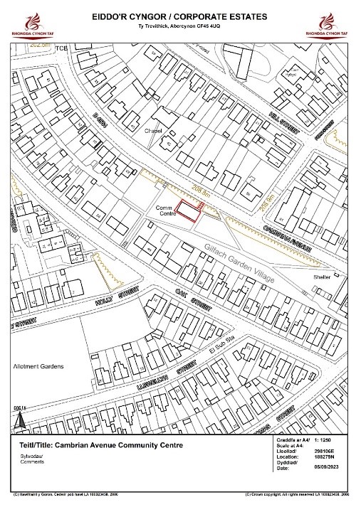 Cambrian Avenue Community Centre (Gilfach Goch) location on map