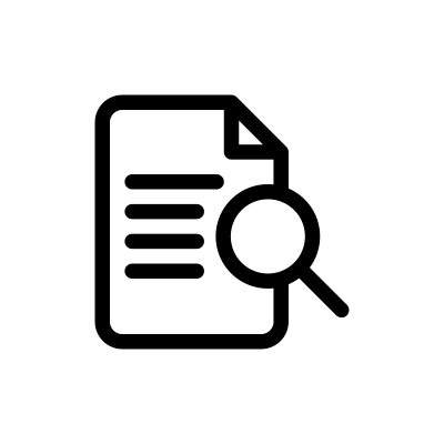 Magnify-glass-on-letter