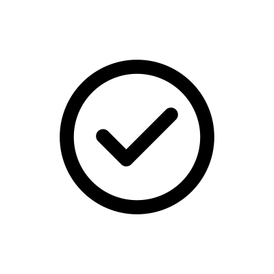tick-in-circle